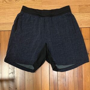 Lululemon Men's Navy Performance Running Shorts